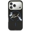 Etui Karl Lagerfeld IML Choupettes Karl  Script Logo MagSafe do iPhone 17 Pro Max czarny